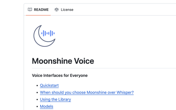 Whisperを超える精度のリアルタイム文字起こしローカルAI「Moonshine Voice」、日本語にも対応（生成AIクローズアップ） 画像