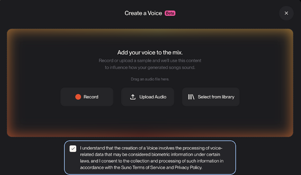 俺のAIクローンと歌い比べてみた結果。Suno v5.5に自分の歌声を登録して自由に歌わせられる「Voice」登場（CloseBox） 画像