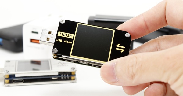 格安USBテスター「FNB38」のPDチェック機能を検証。充電器やケーブルの識別に活躍：#てくのじ何でも実験室 画像