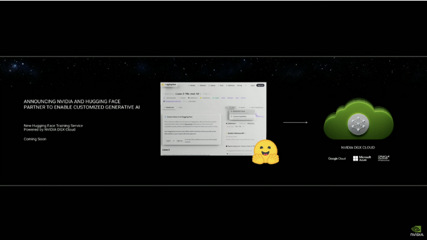 NVIDIAがHugging Faceと提携。AIモデルを選んでそのままNVIDIA DGXクラウドで学習可能に 画像