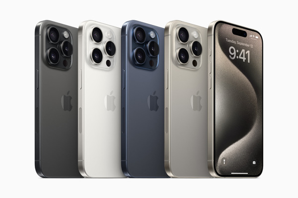 Apple iPhone 15 Pro / Pro Max発表。チタン筐体とUSB-C初採用・Maxは5倍望遠・A17 Proで性能向上 画像