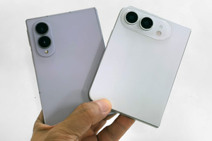 折りたたみの iPhone Fold(仮)はGalaxy Z Fold8とどう違う？謎モックを比較 画像