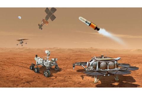 NASA、火星の岩石回収にヘリコプター2機を追加投入へ。回収用着陸機に搭載 画像