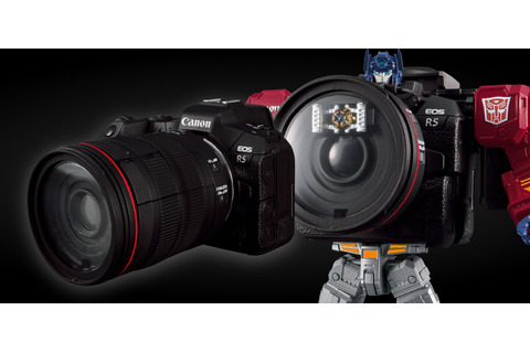 コンボイがカメラに変形「オプティマスプライム R5」発表、キヤノンと『トランスフォーマー』コラボ 画像