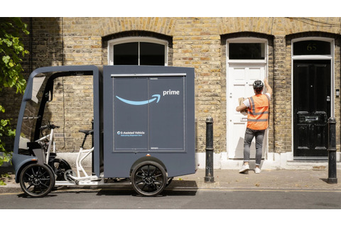 アマゾン、小型トラック風の電動アシスト四輪自転車をロンドンに投入。年100万件以上をカーボンニュートラル配送 画像