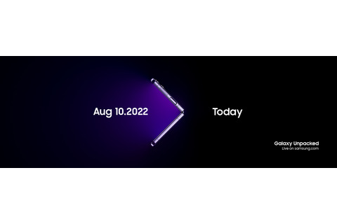 サムスンの折り畳みスマホ新型は8月10日発表。Unpackedイベントを予告 画像