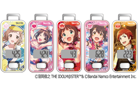 アイドル322人から選べる歩数計、タニタ×アイドルマスターのコラボ第4弾。2005年の初代キャラも商品化 画像
