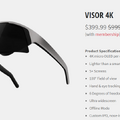 Vision Proより実用的うたうVR/ARヘッドセットImmersed Visor、初期費用399ドルのサブスクVisor Plus発表。出荷は2024年半ば(予定)