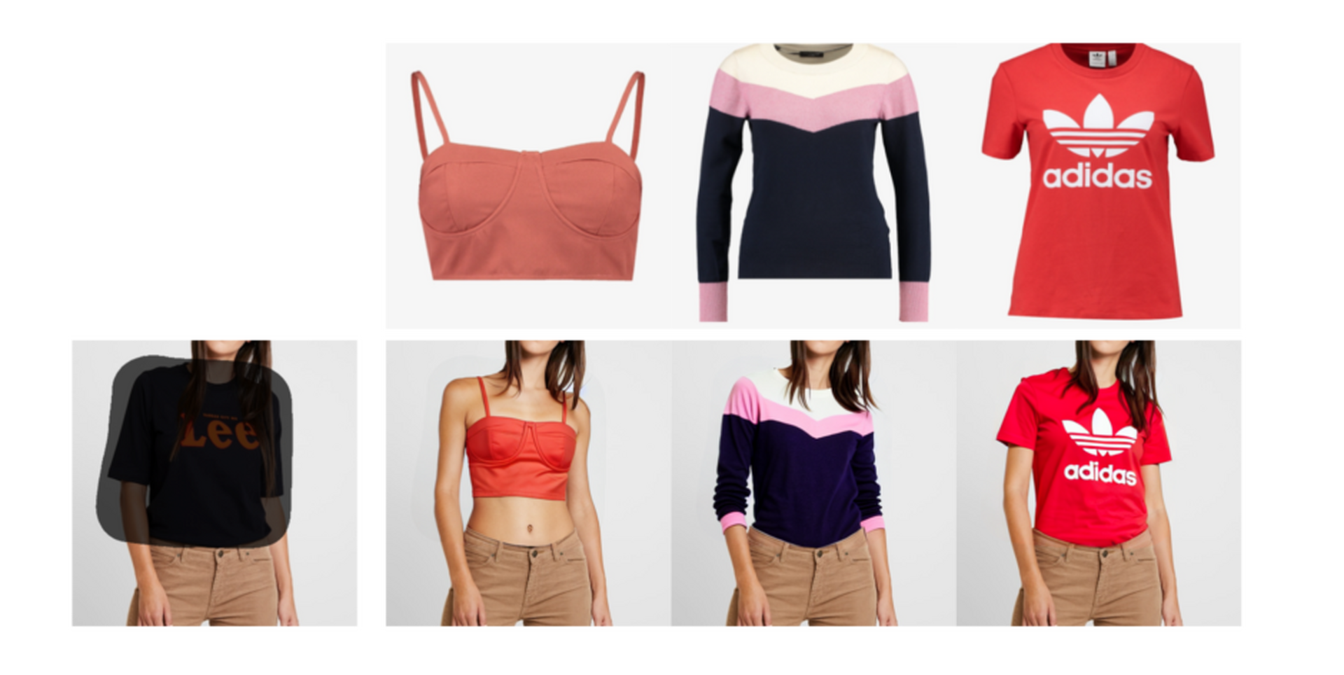 Amazonが服の仮想試着AI「Diffuse to Choose」、画像内の物体分離指示