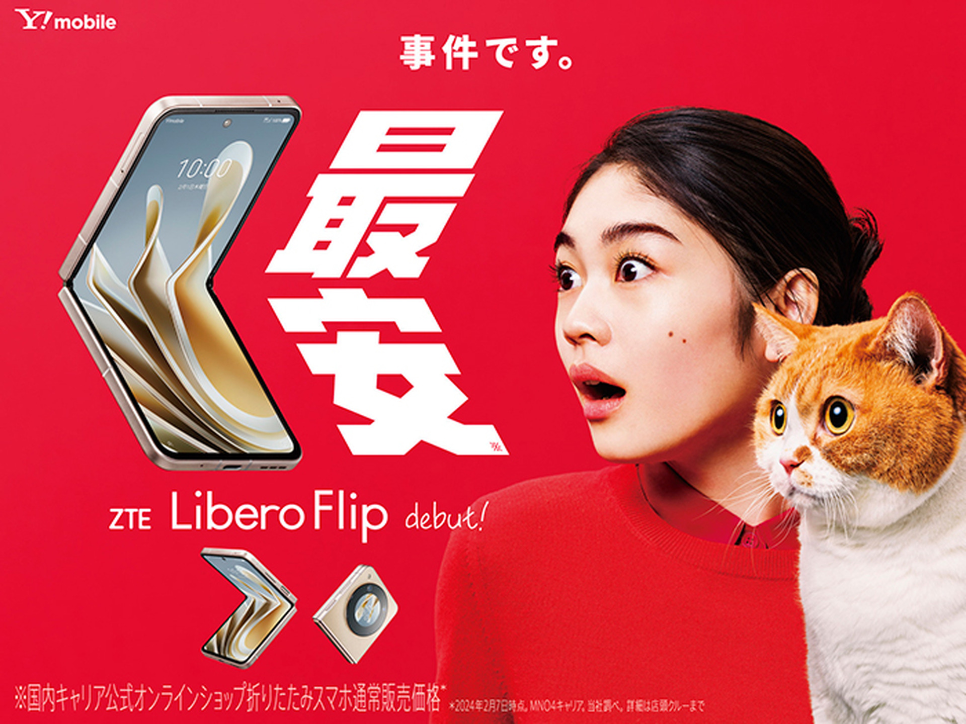 価格応相談】折りたたみスマホLibero Flip譲ります ③