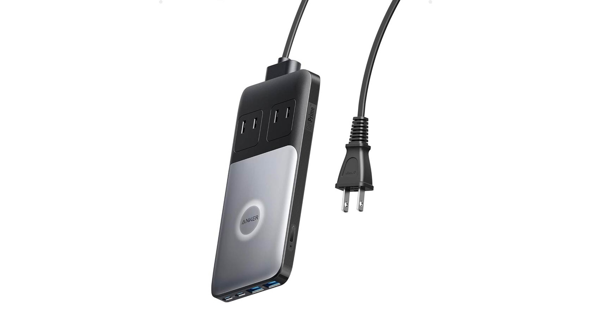 AC電源タップ付きUSB充電器「Anker 727 Charging Station」がタイム