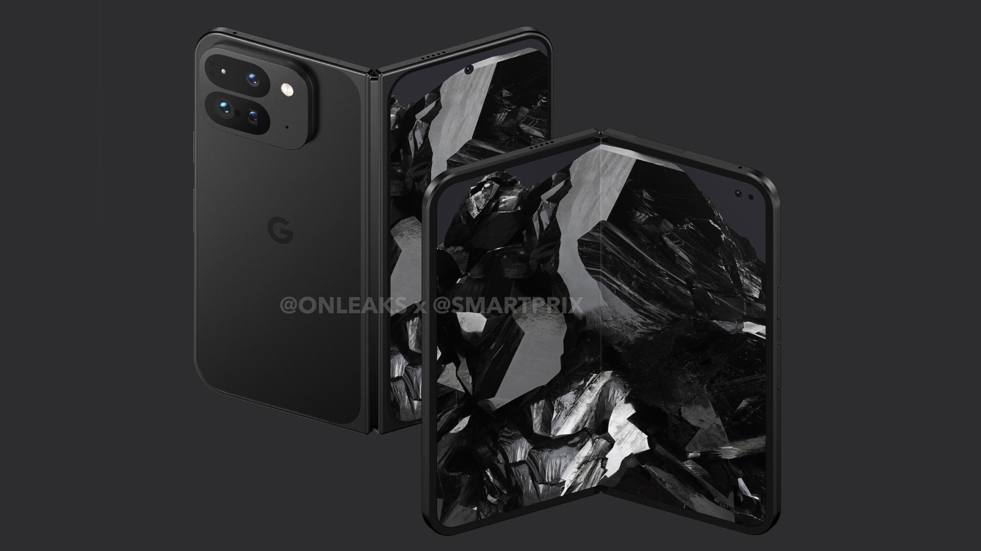 Google Pixel スマートフォン ブラック Google Pixel Fold 2(仮)は大画面化・薄型化でカメラバー廃止？「CAD