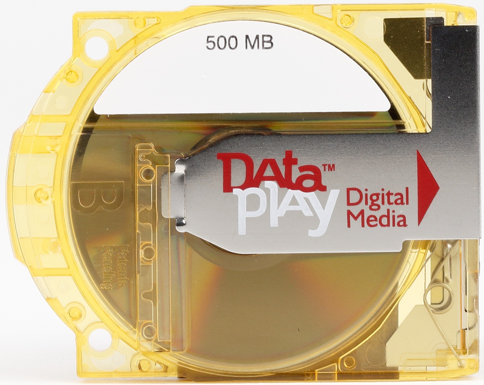 幻の超小型光ディスク「DataPlay」（500MB、2002年頃