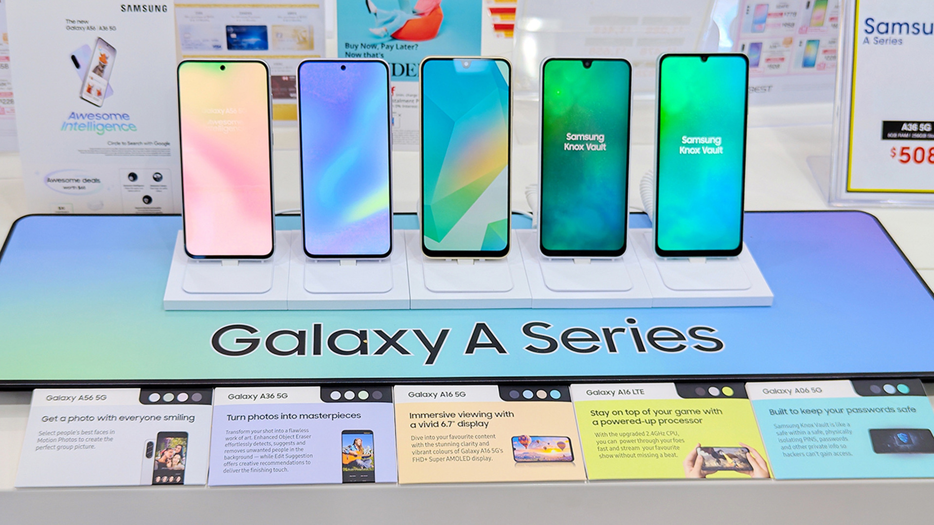 Galaxy Aシリーズ 2025年モデルがそろったので、微妙な違いを楽しむ
