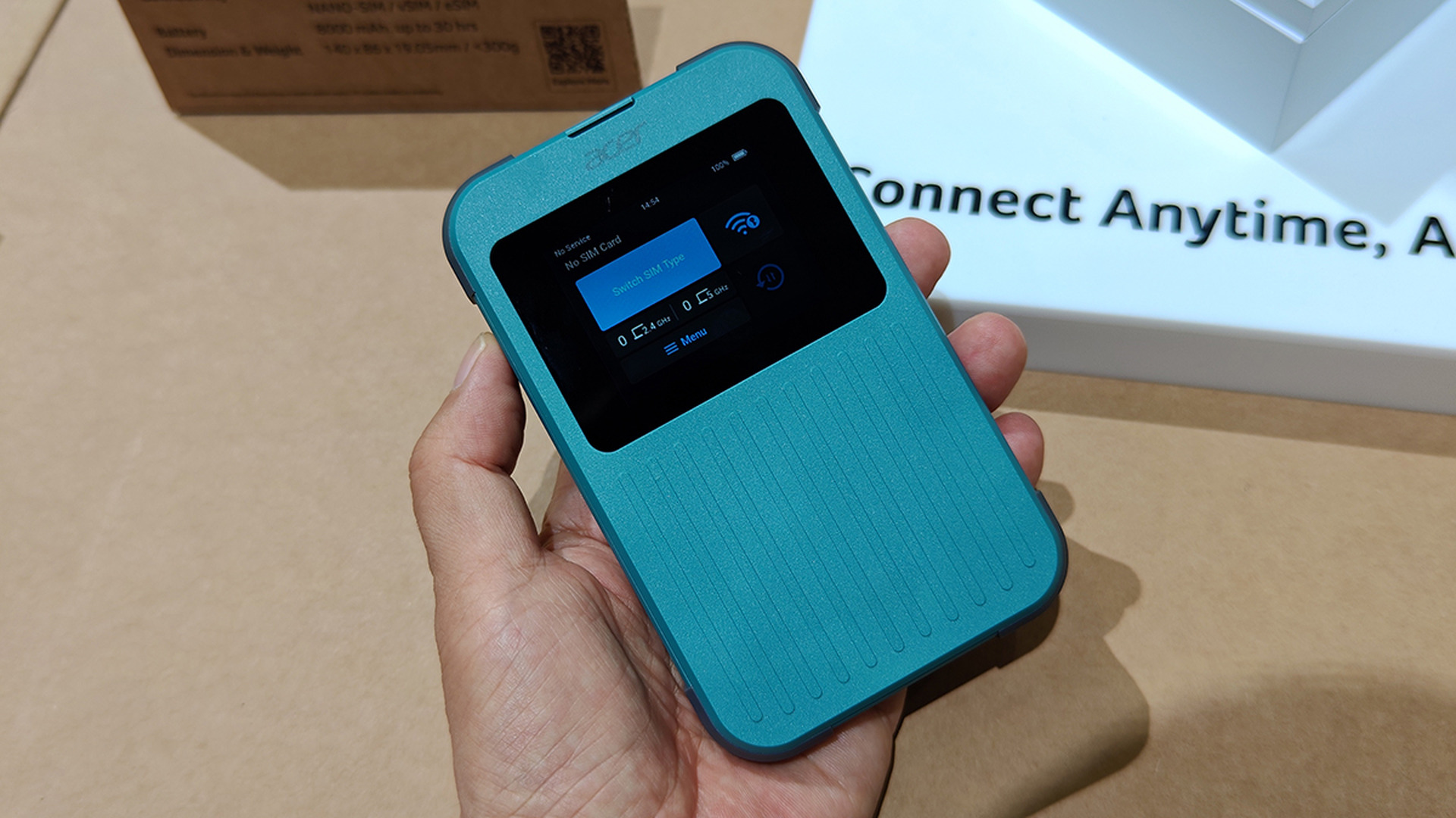 Acerの5Gモバイルルーターは物理SIM / eSIM / vSIMと3つのSIMに対応