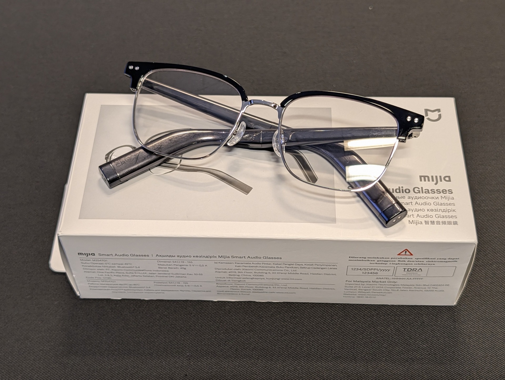 Mijia Smart Audio Glasses オーディオグラス Novos óculos Xiaomi Mijia Smart Audio Glasses revelados