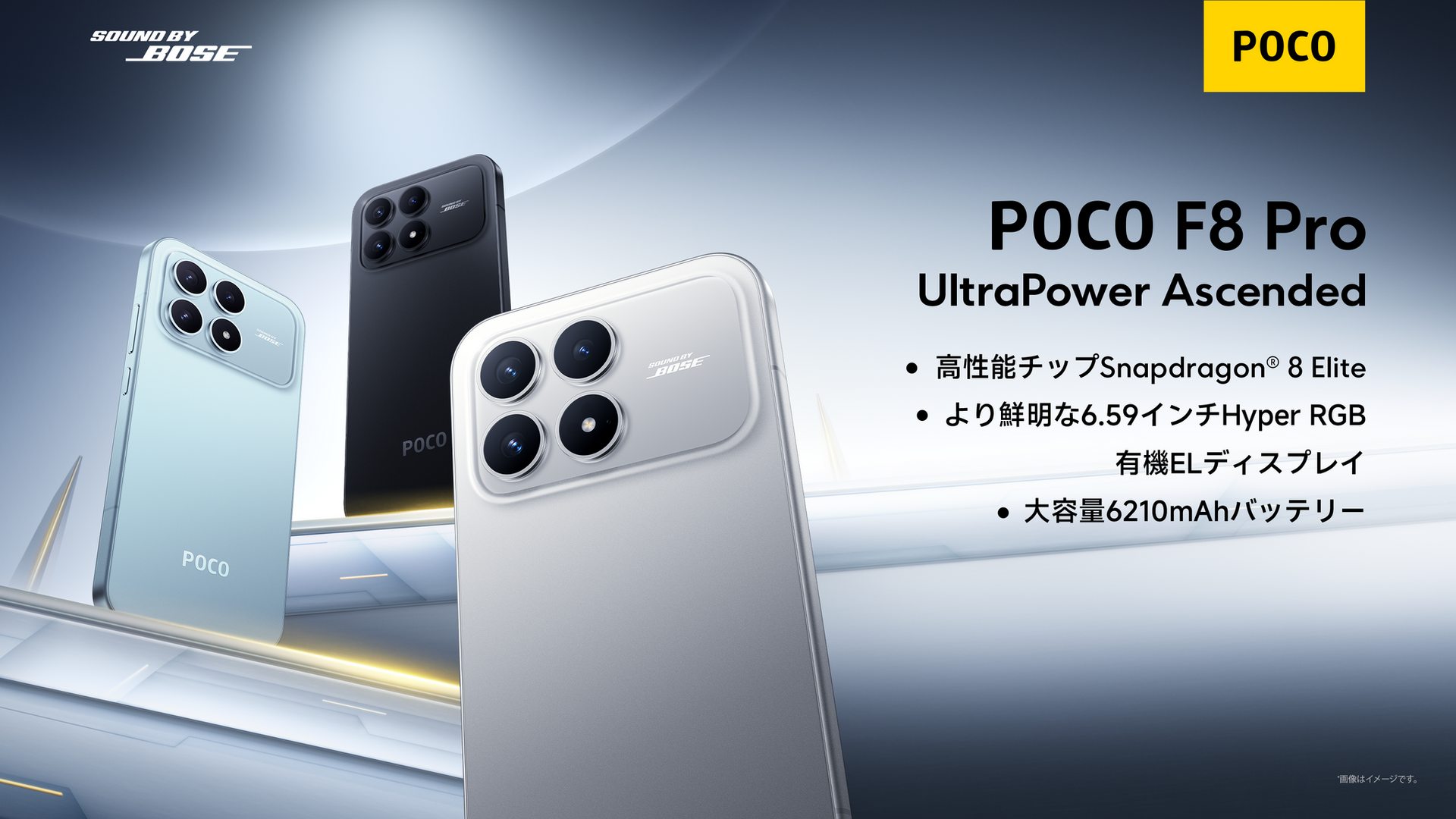 POCO F8 Pro発売 SD8 Eliteで早割7万円代の高ゲーミング性能スマホ