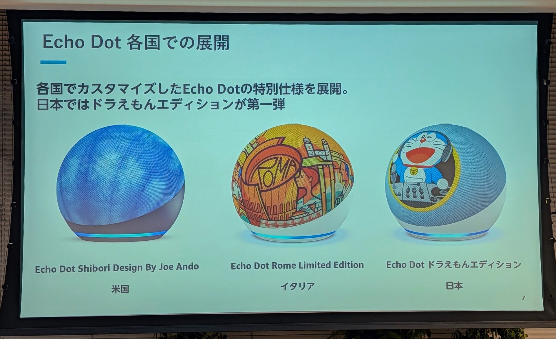 アマゾンEcho Dotドラえもんエディション発売 時報＋ひとことを喋って