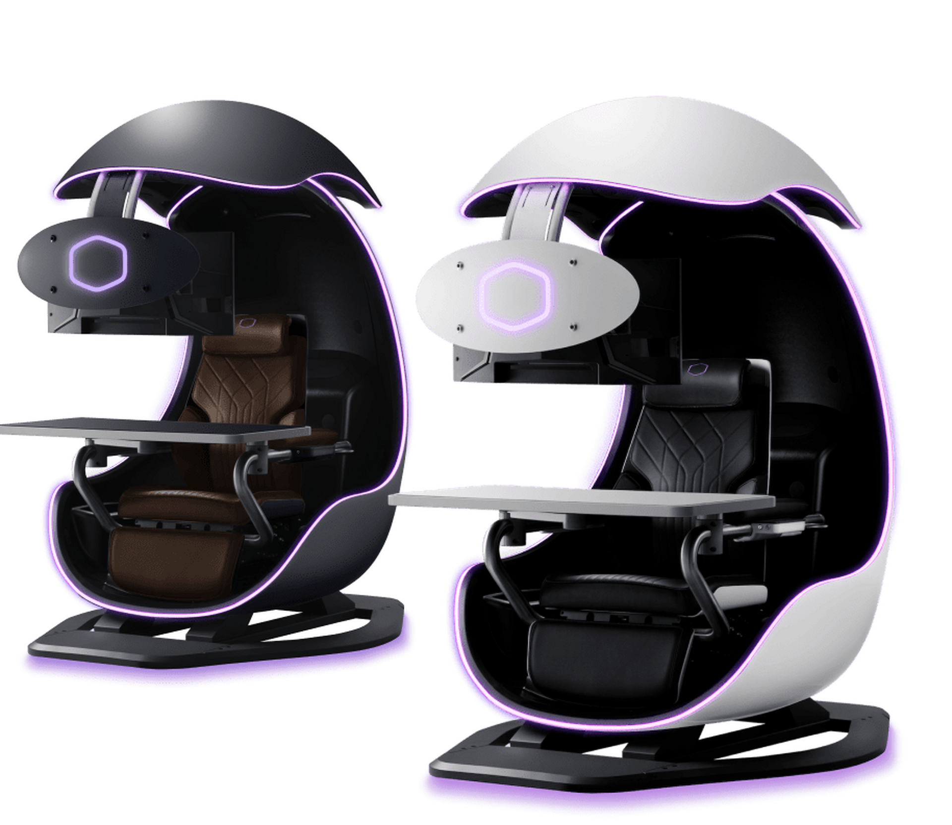 ラストステーション　パワーボックス　フィット　モビリオ 三面モニタ対応のコックピット型ワークステーション「Orb X