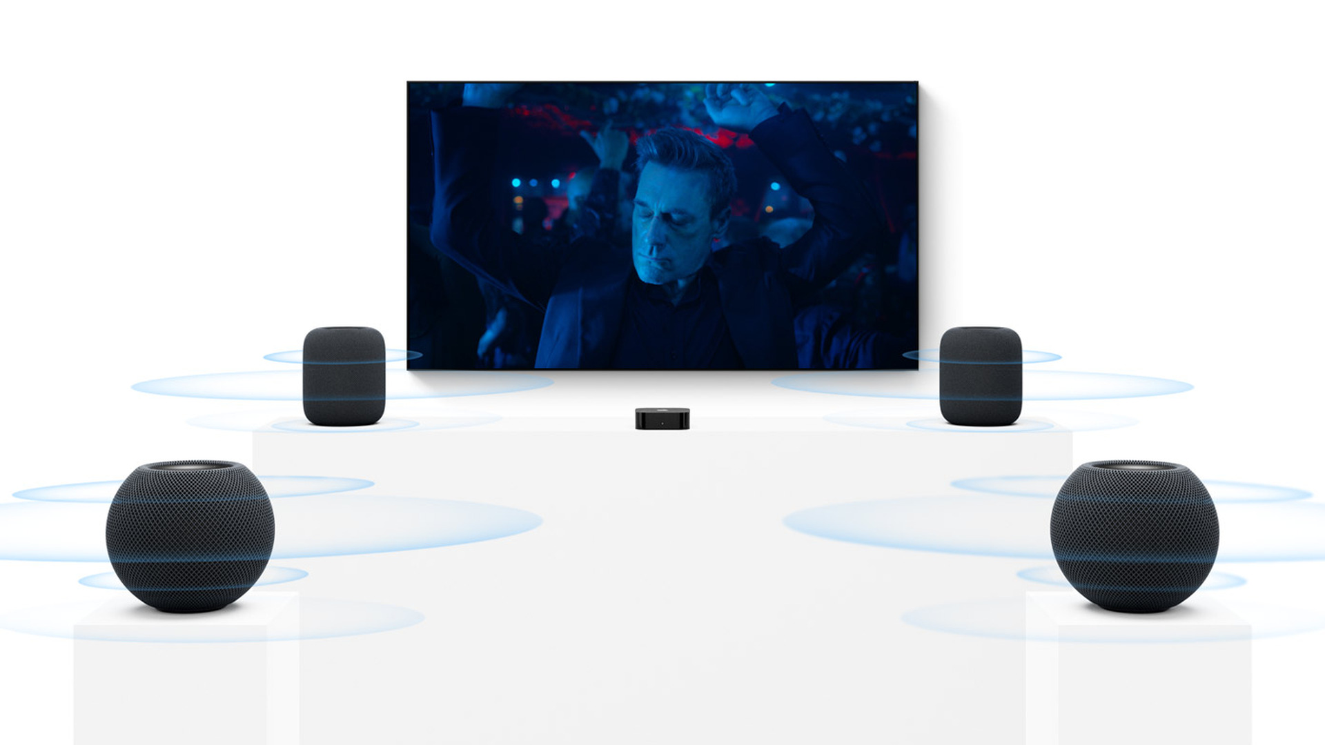 Apple Pod mini 動作確認済み アップル「HomePod mini 2」発表。4台でApple TV 4Kのサラウンド