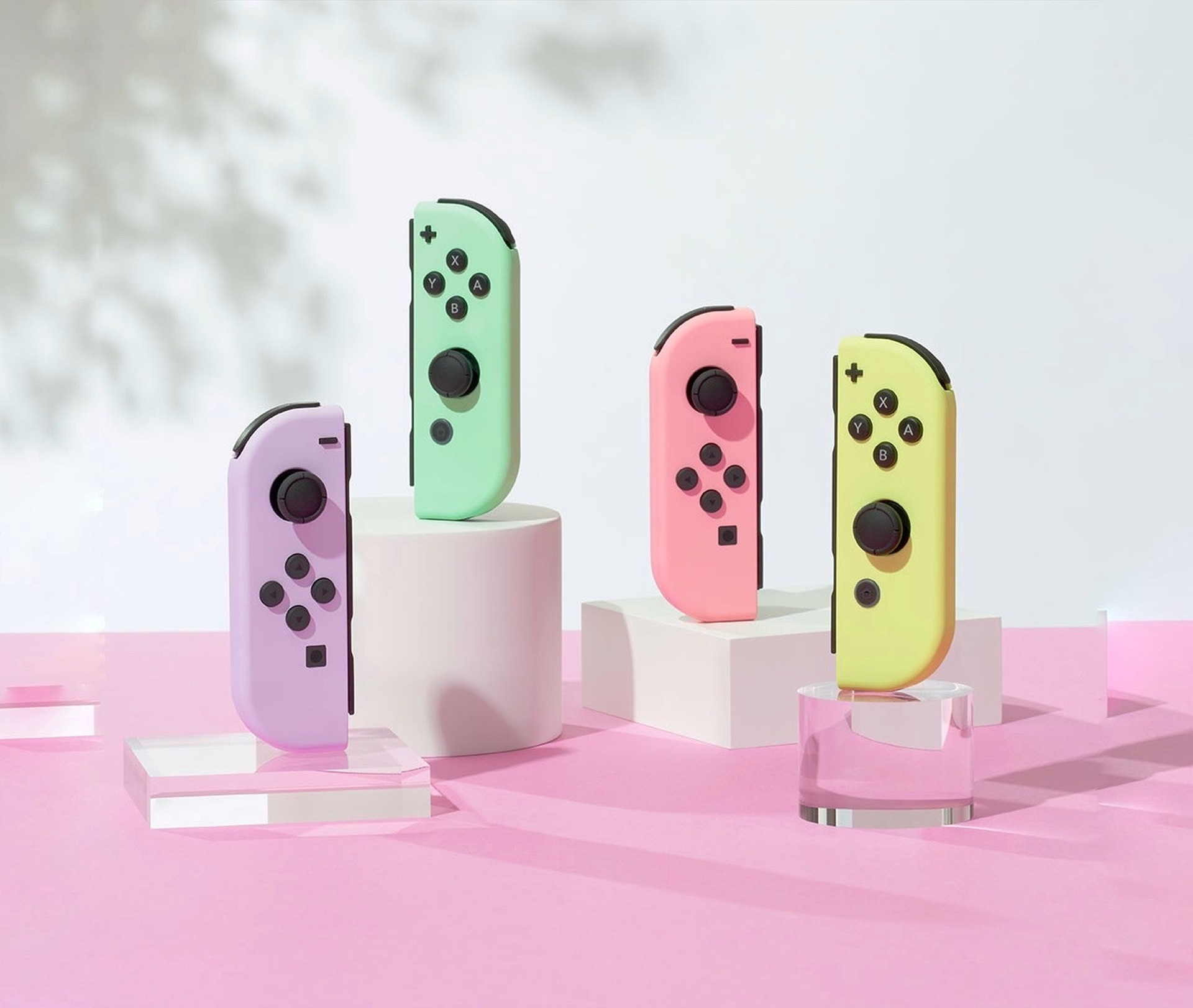 Nintendo Switch Joy-Conにパステルカラーの新色二種。ピンク ...