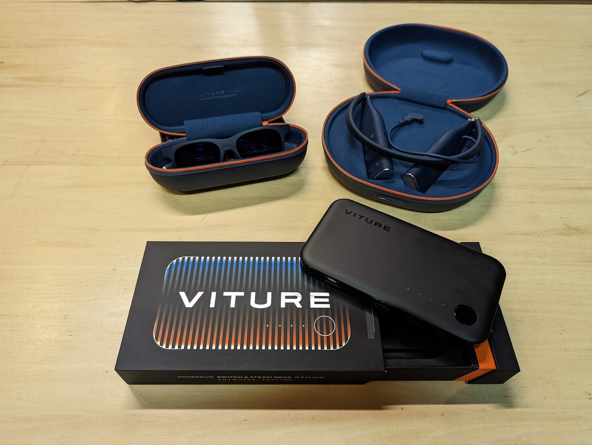 美品】新型VITURE PROスマートグラス&ネックバンド 新発想ネック 美品】新型VITURE PROスマートグラス&ネックバンド 新発想ネック