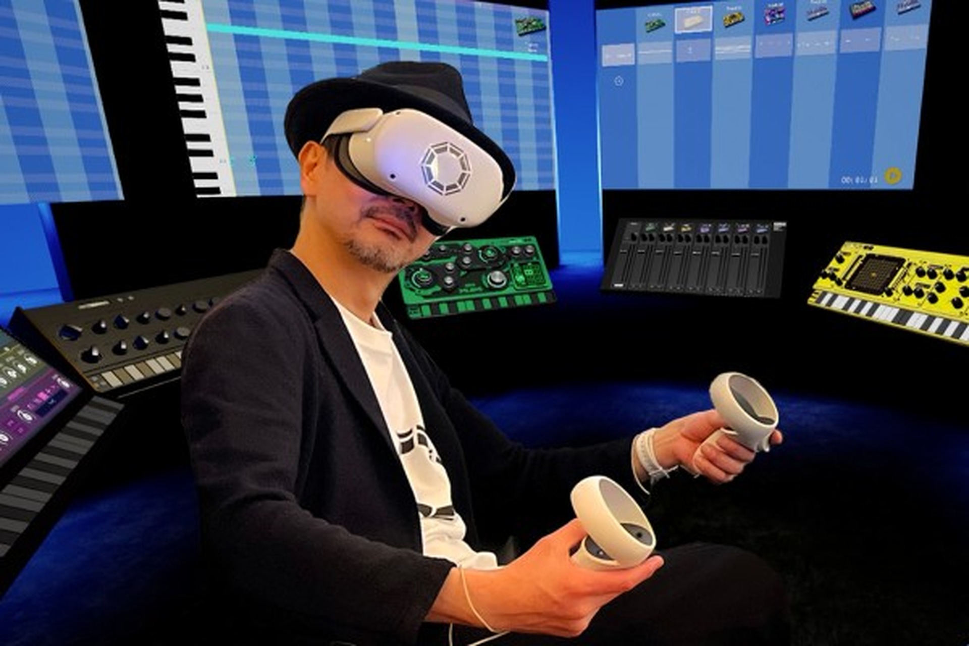 シンセよ俺を取り囲め！「鍵盤の城」を叶える「KORG Gadget VR
