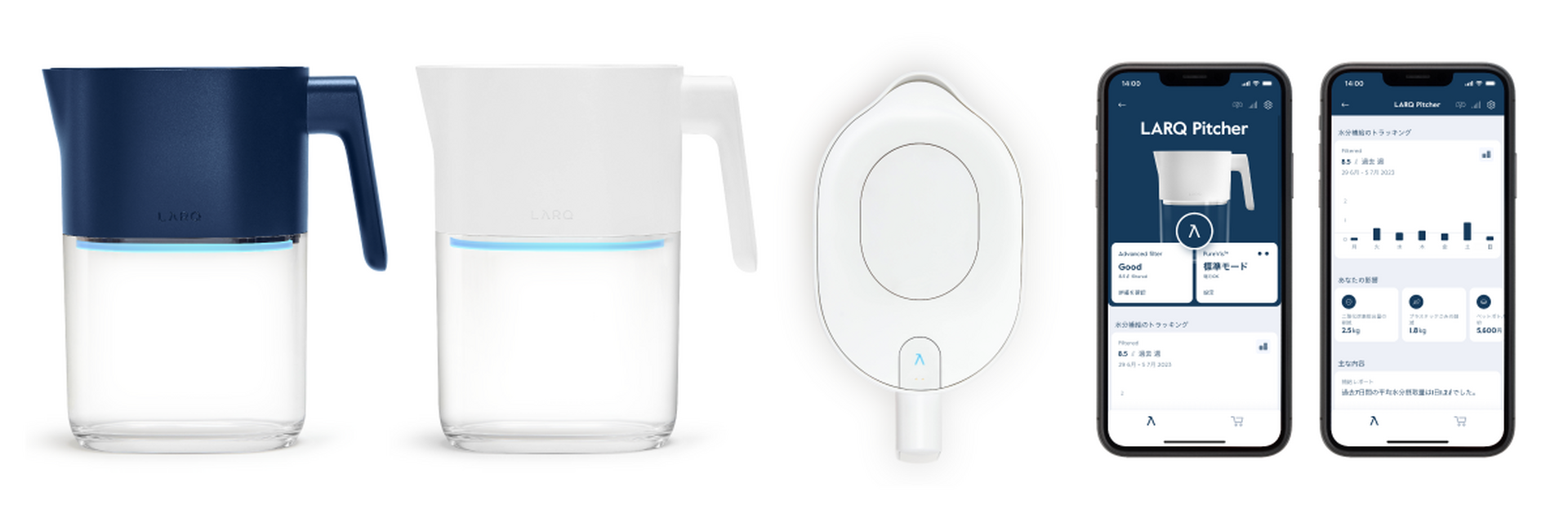 UV殺菌や浄水機能を備えたウォーターボトル「LARQ」、SB C&Sが国内販売