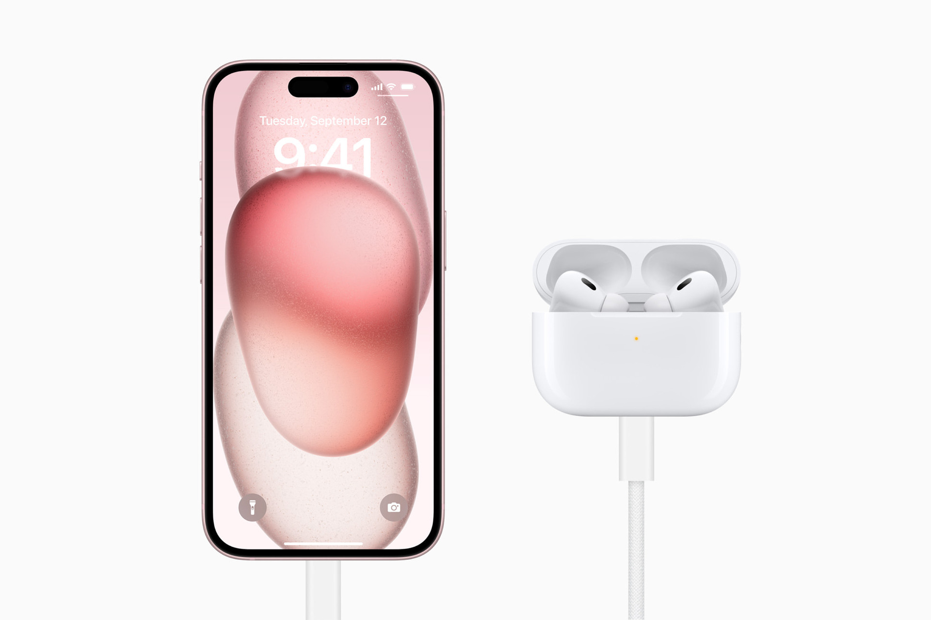 iPhone 15発表。USB-C採用、新色ピンクが追加。Dynamic Island採用で
