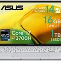 Core i7-13700H搭載のASUS Zenbookが2万5000円オフタイムセール。2560x1600ドットの14インチ液晶採用で12万9800円 #てくのじDeals