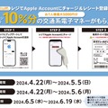 セブン-イレブンでAppleアカウントに直接チャージすると10％還元、交通系電子マネーがもらえるキャンペーン。5月5日まで #てくのじDeals