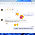 Windows 11にスクショ内のQRスキャンや絵文字を図形として追加できる新機能