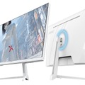 JAPANNEXTの27型4Kゲーミングモニタに白い新モデル、3万6980円　PS5の120Hz / VRR対応、付属品までホワイト