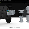 マイクロソフト、足でも遊べるスティックの3Dプリント用データ公開 Xboxコントローラ用アダプティブ サムスティック トッパー