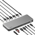 ベルキン、14ポート搭載Thunderbolt 4ドック INC030発売 DP x2とHDMIで3画面出力、96W PD給電でノートをワークステーション化