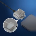 満充電で物理的に外れるUSB-C充電アダプタ「満タンデタッチャブル」 待機電流の検出にも対応、USB-PD 140Wまで