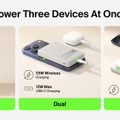 ベルキン、3台同時充電対応のQi2バッテリー『BoostCharge スリム マグネット式 モバイルバッテリー10K』発売