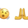 iPhoneの新絵文字21種：震え顔にピンクや水色ハート、翼に扇子にクラゲなど。iOS 16.4ベータでEmoji 15.0対応🫨