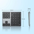 ワイヤレステンキーiClever KP10がAmazonで約3割引セール。マルチペアリング対応で充電式、左手用デバイスとしても #てくのじDeals