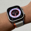 ▲Apple Watch Ultra 2。バンドは「オレンジ/ベージュトレイルループ」