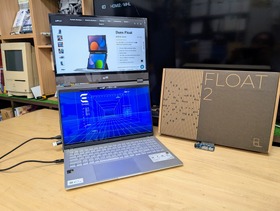 縦デュアル向けポータブルモニタ DEUX Float 2.0、約30％オフの早割価格は本日まで 画像
