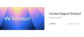 OpenAIのWindsurf買収をGoogleが幹部引き抜きで阻止し、AIコードエディタへ進出か。Windsurfサービスは開発継続表明 画像