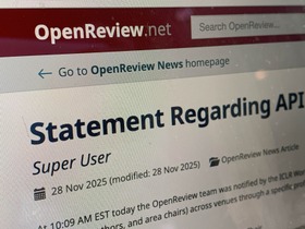 “匿名査読者”の名前が漏洩、AI分野の主要学会で発覚。査読システム「OpenReview」のセキュリティ事故が原因（生成AIクローズアップ） 画像