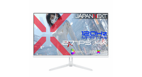 JAPANNEXTの27型4Kゲーミングモニタに白い新モデル、3万6980円　PS5の120Hz / VRR対応、付属品までホワイト 画像