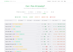 「君のPC、どのローカルAIを動かせる？」がわかるWebサイト「CanIRun.ai」が便利。訪問するだけで自動判定（生成AIクローズアップ） 画像