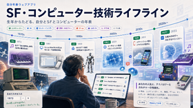 あのSFやガジェット、ゲームに何年生で出会ったかがわかるインタラクティブ年表「SF・コンピューター技術ライフライン」を3倍に育てた。自分語りに便利なX共有機能も（CloseBox） 画像