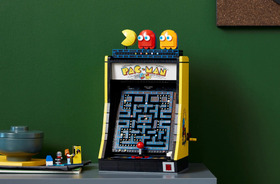 大人レゴ「ゲームセンターマシン パックマン」6月1日発売。80年代アーケード筐体を再現、中にはミニゲーセン 画像