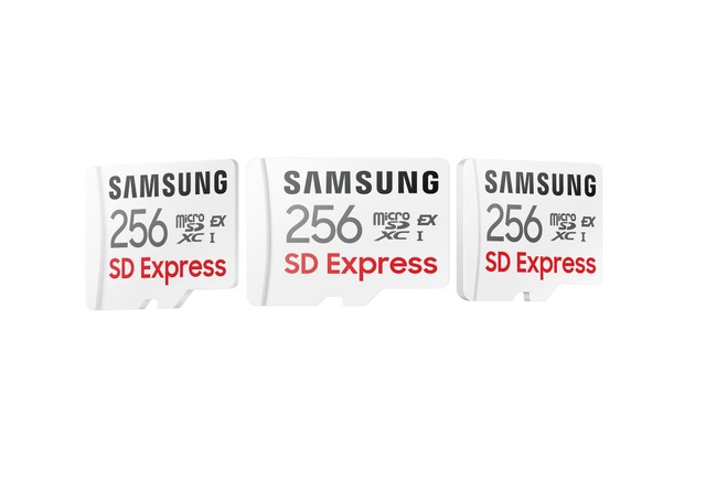サムスン、初の256GB SD Express microSDカード発表。SATA SSD超えの800MB/秒に到達