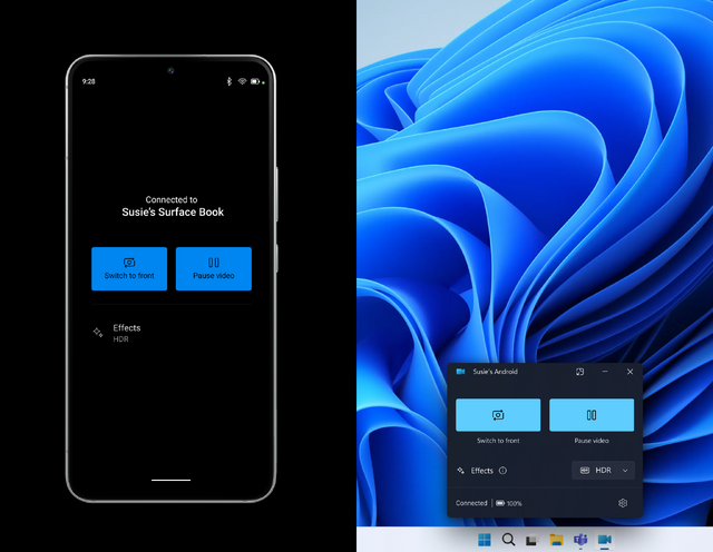 スマホをWindows 11 PCのウェブカメラとして使う新機能がテスト開始。Android 9以上が対象