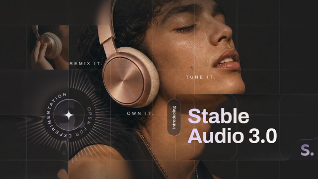 Stability AI、最大6分の音楽が生成できる「Stable Audio 3.0」発表。商用利用も可能